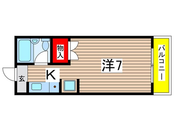 ｻﾝﾀﾞｲﾔﾙﾏﾝｼｮﾝの物件間取画像